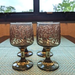 Libbey Vintage Wine Glasses